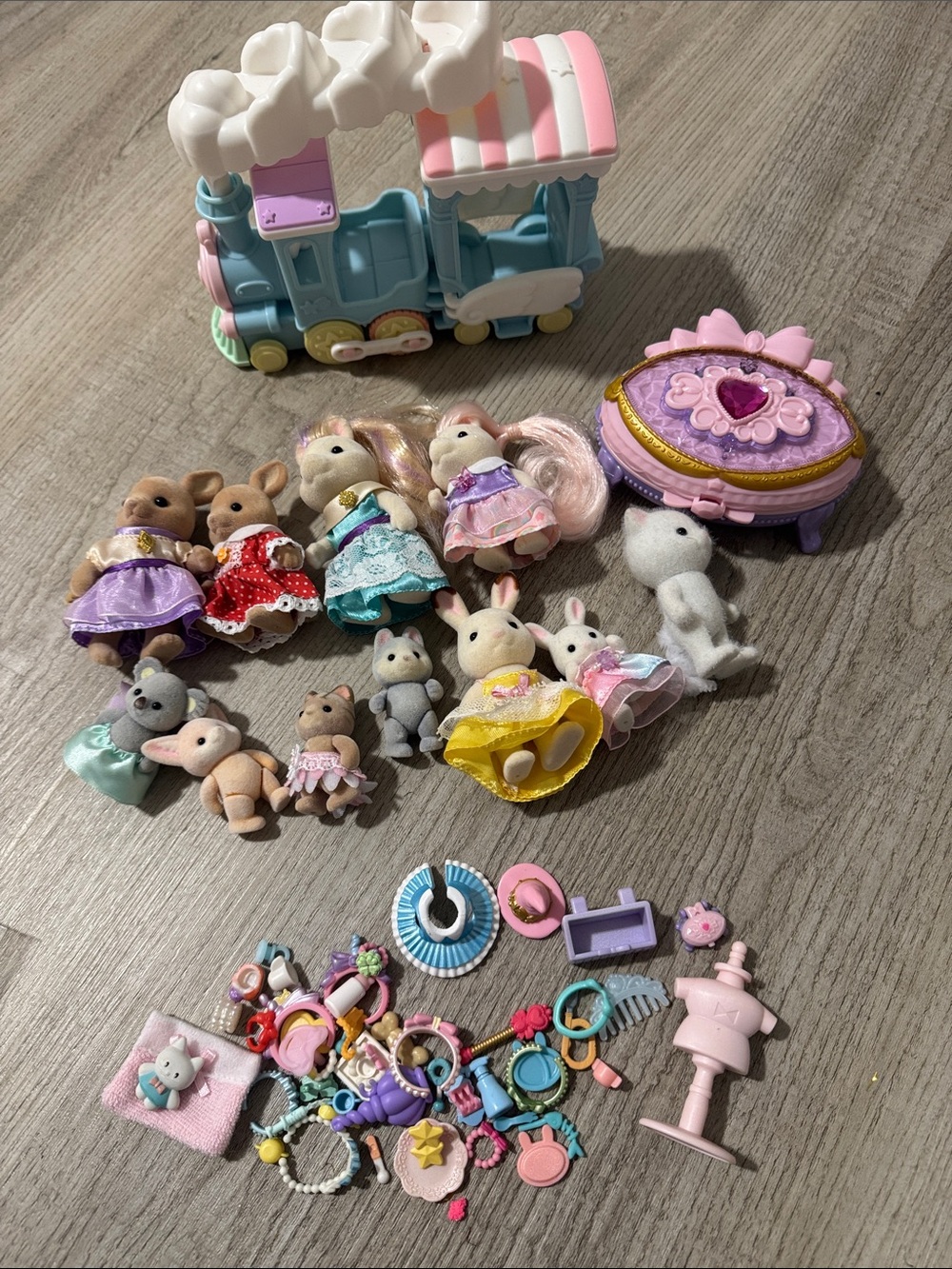 Calico critters and accessories